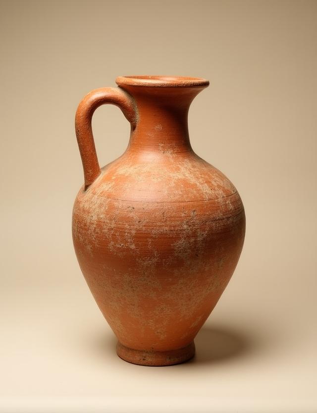 Anfora romana in terracotta di epoca imperiale